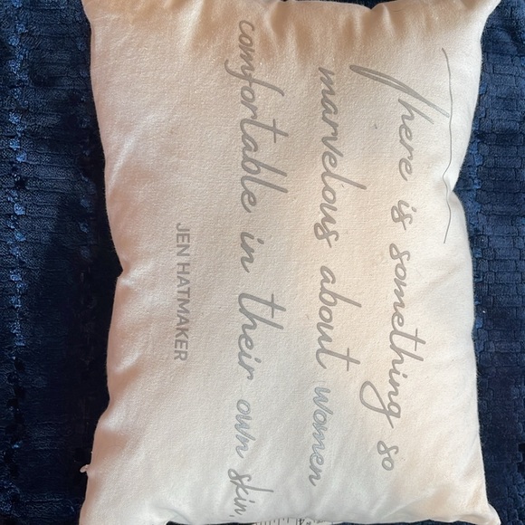 Jen Hatmaker pillow and hats 🌲 - Picture 4 of 9